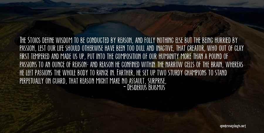 Reason Of Life Quotes By Desiderius Erasmus Reason Of Life Quotes By Desiderius Erasmus