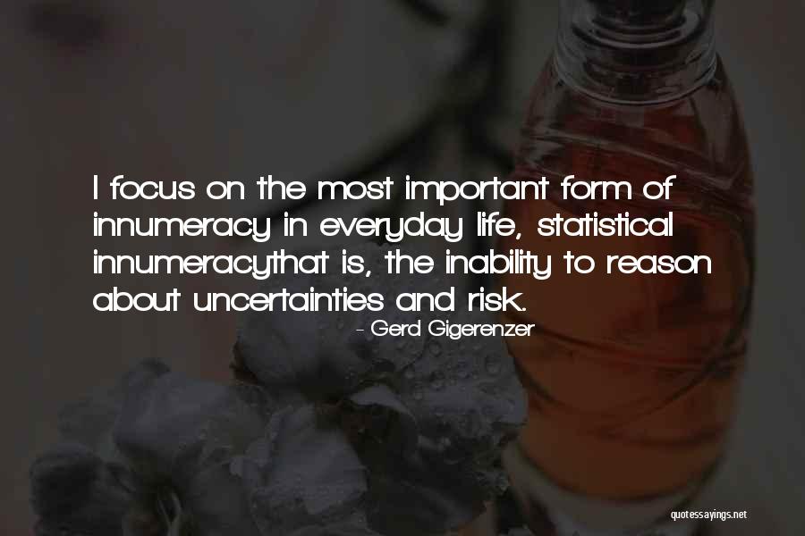 Reason Of Life Quotes By Gerd Gigerenzer Reason Of Life Quotes By Gerd Gigerenzer