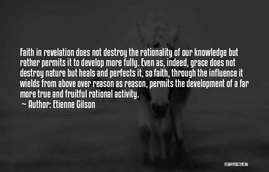 Reason Over Faith Quotes By Etienne Gilson