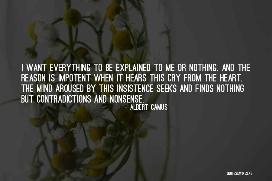 Reason To Cry Quotes By Albert Camus