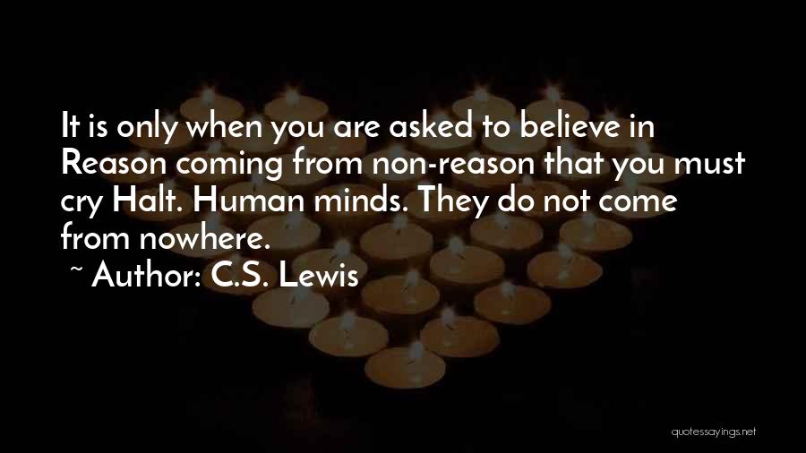 Reason To Cry Quotes By C.S. Lewis