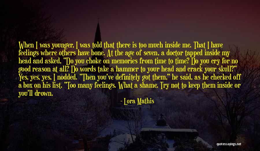 Reason To Cry Quotes By Lora Mathis