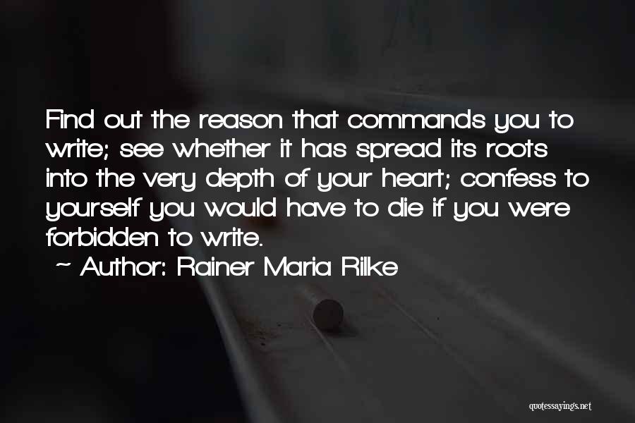 Reason To Die Quotes By Rainer Maria Rilke