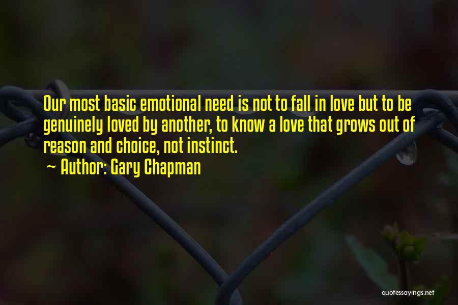 Reason To Fall In Love Quotes By Gary Chapman