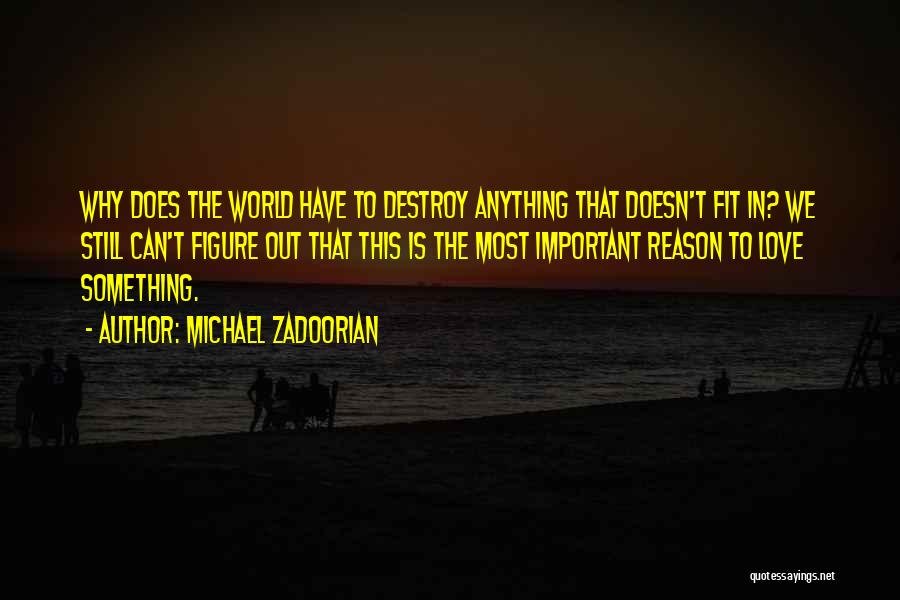 Reason Why Quotes By Michael Zadoorian