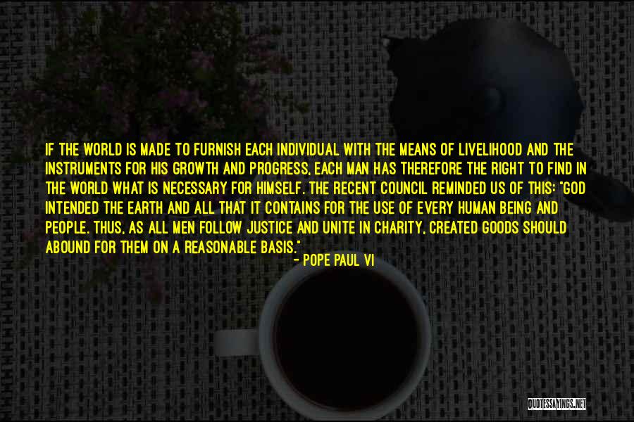 Reasonable Man Quotes By Pope Paul VI