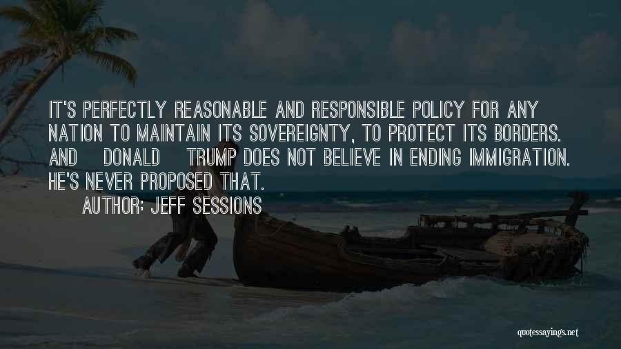 Reasonable Quotes By Jeff Sessions