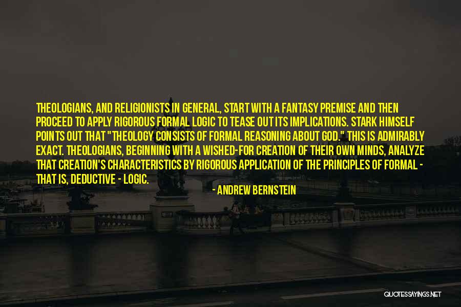 Reasoning That Quotes By Andrew Bernstein Reasoning That Quotes By Andrew Bernstein