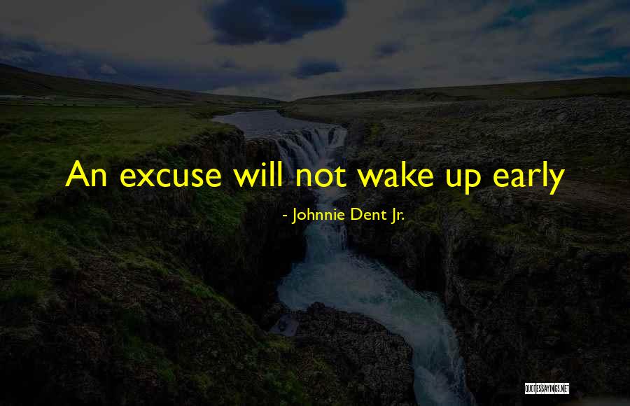 Reasons And Excuses Quotes By Johnnie Dent Jr.