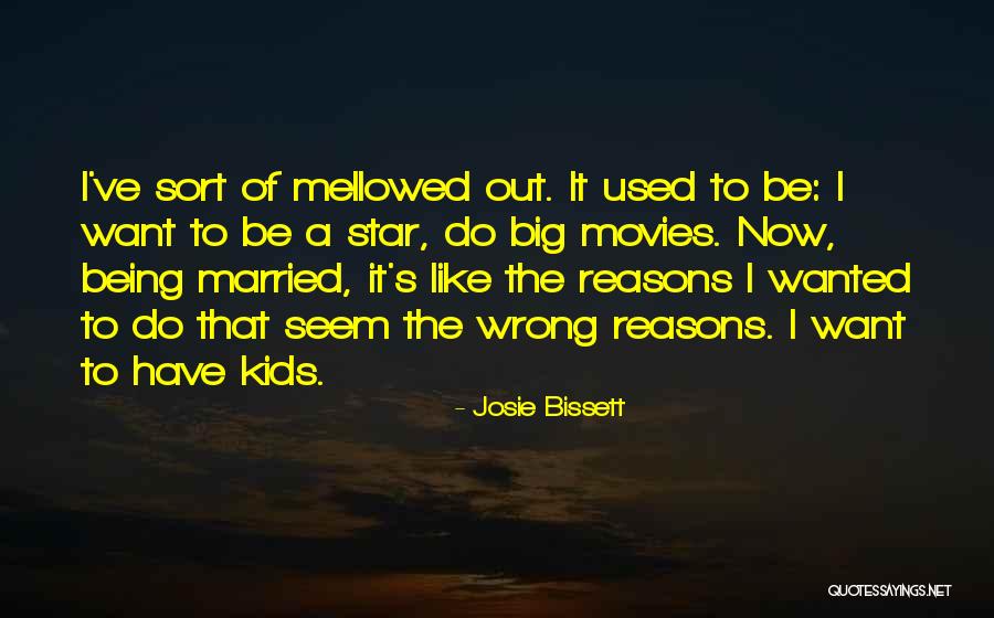 Reasons To Get Married Quotes By Josie Bissett