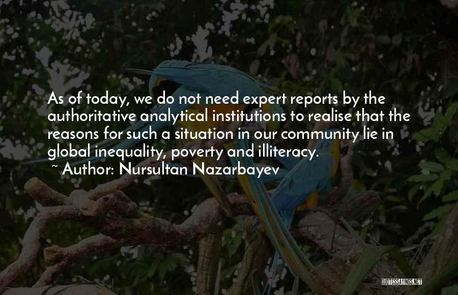 Reasons To Lie Quotes By Nursultan Nazarbayev