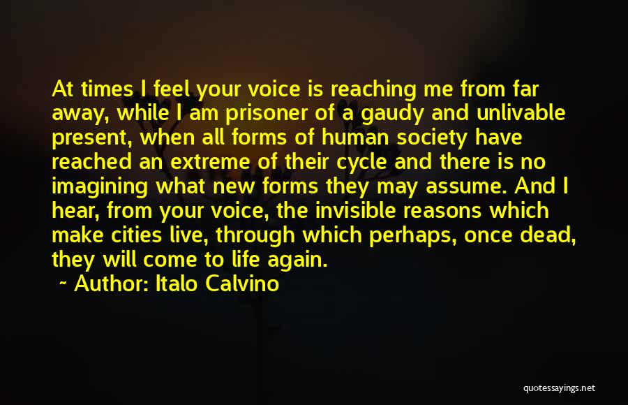 Reasons To Live Quotes By Italo Calvino