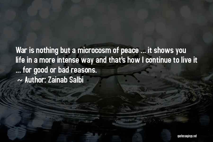 Reasons To Live Quotes By Zainab Salbi