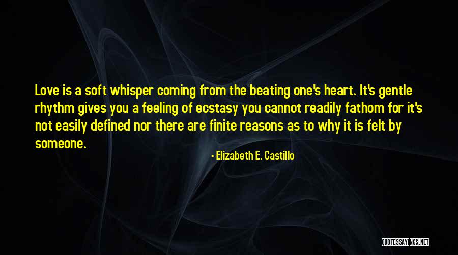 Reasons To Love Someone Quotes By Elizabeth E. Castillo