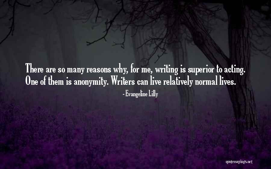 Reasons Why Reasons Why We Live Quotes By Evangeline Lilly Reasons Why Reasons Why We Live Quotes By Evangeline Lilly