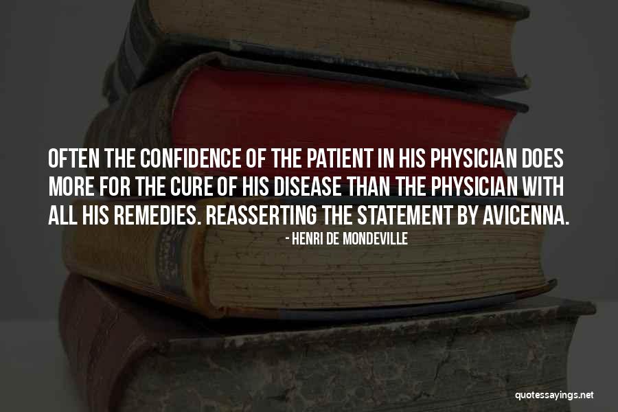 Reasserting Quotes By Henri De Mondeville Reasserting Quotes By Henri De Mondeville