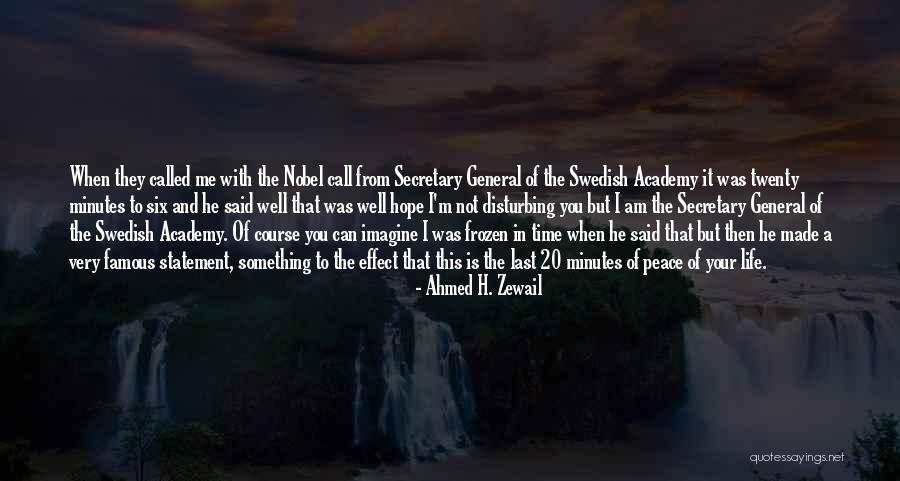 Reassessing And Revising Quotes By Ahmed H. Zewail Reassessing And Revising Quotes By Ahmed H. Zewail