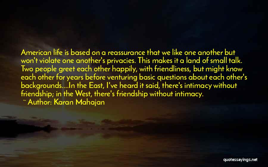 Reassurance Quotes By Karan Mahajan