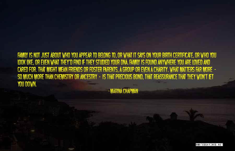 Reassurance Quotes By Marina Chapman Reassurance Quotes By Marina Chapman