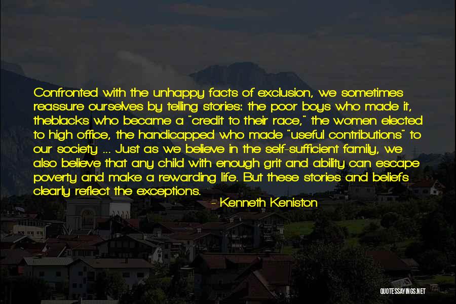 Reassure Life Quotes By Kenneth Keniston