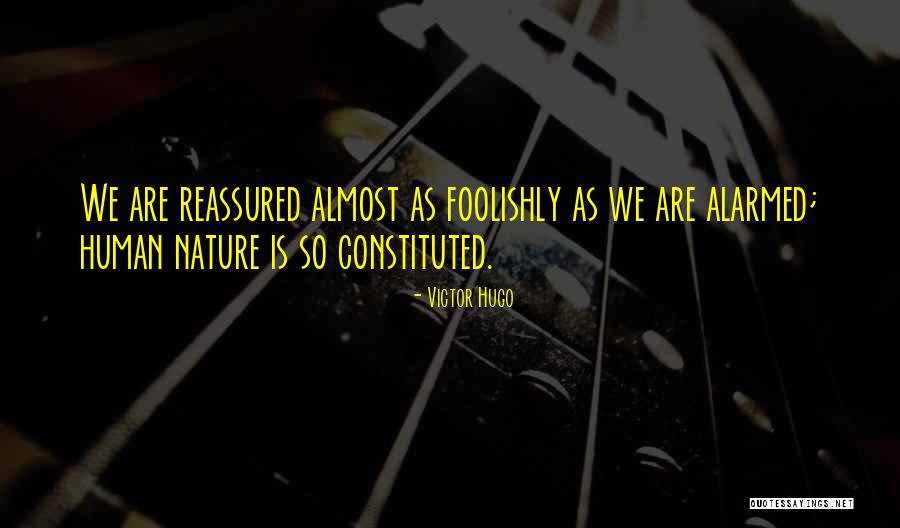 Reassured Quotes By Victor Hugo Reassured Quotes By Victor Hugo