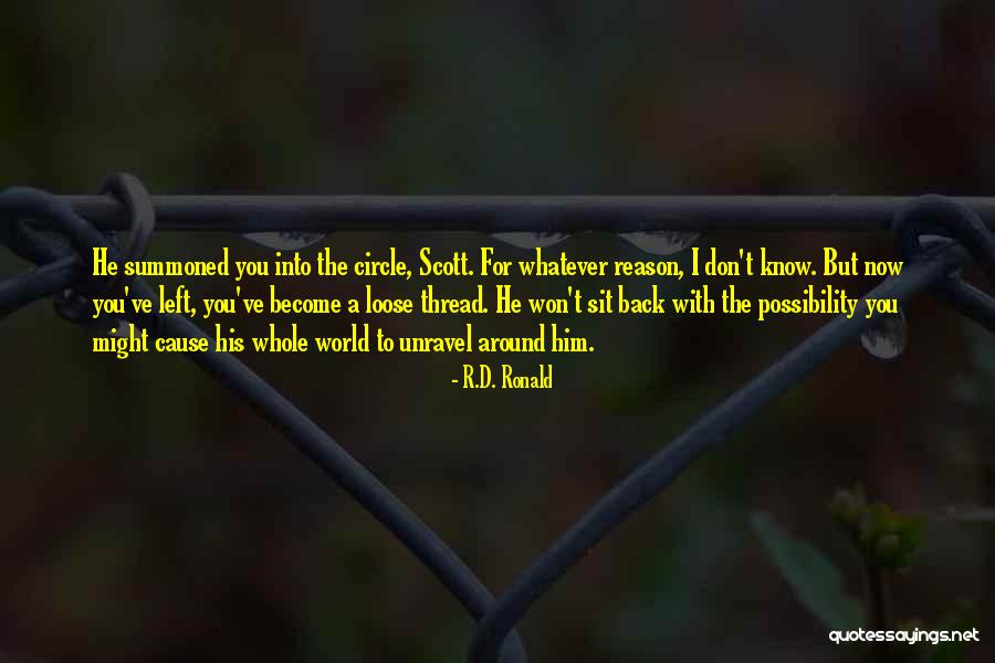 Reback Sneakers Quotes By R.D. Ronald Reback Sneakers Quotes By R.D. Ronald