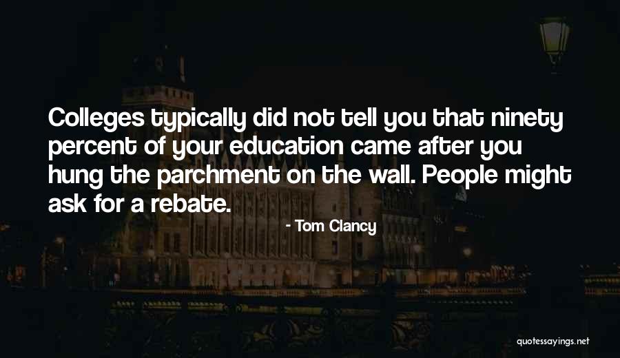 Rebate Quotes By Tom Clancy Rebate Quotes By Tom Clancy