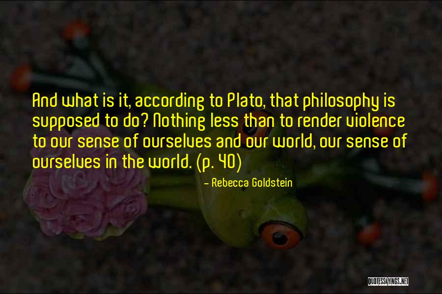 Rebecca Goldstein Quotes 1639675