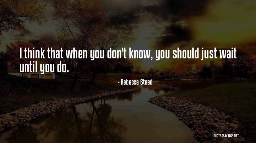 Rebecca Stead Quotes 1935340 Rebecca Stead Quotes 1935340