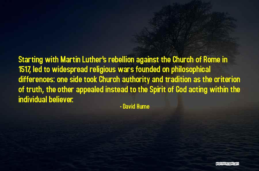 Rebellion Against God Quotes By David Hume