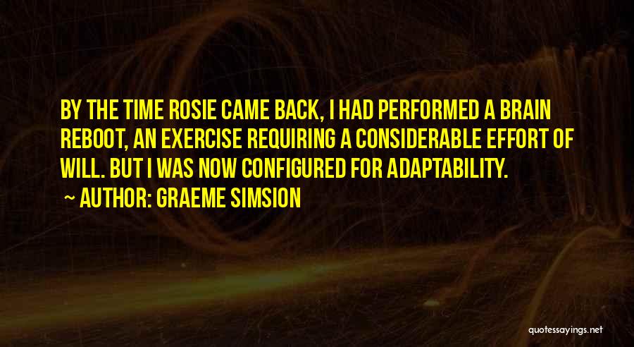 Reboot Quotes By Graeme Simsion