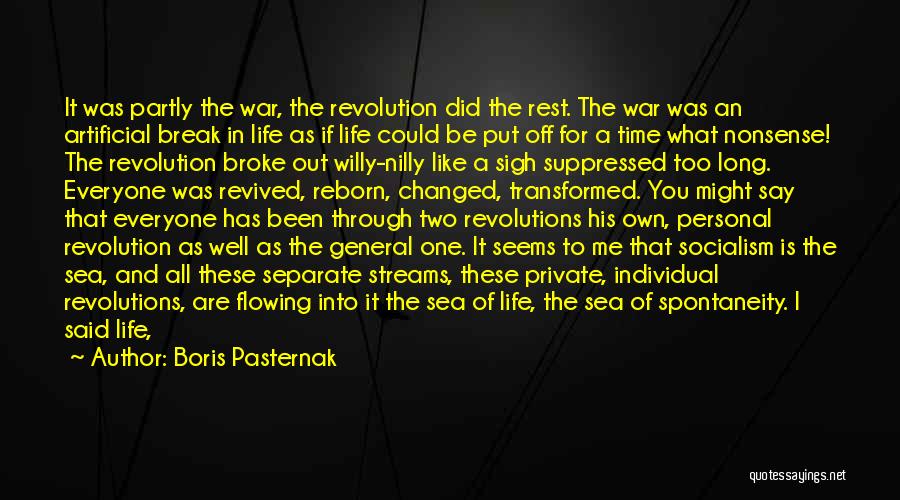 Reborn Quotes By Boris Pasternak
