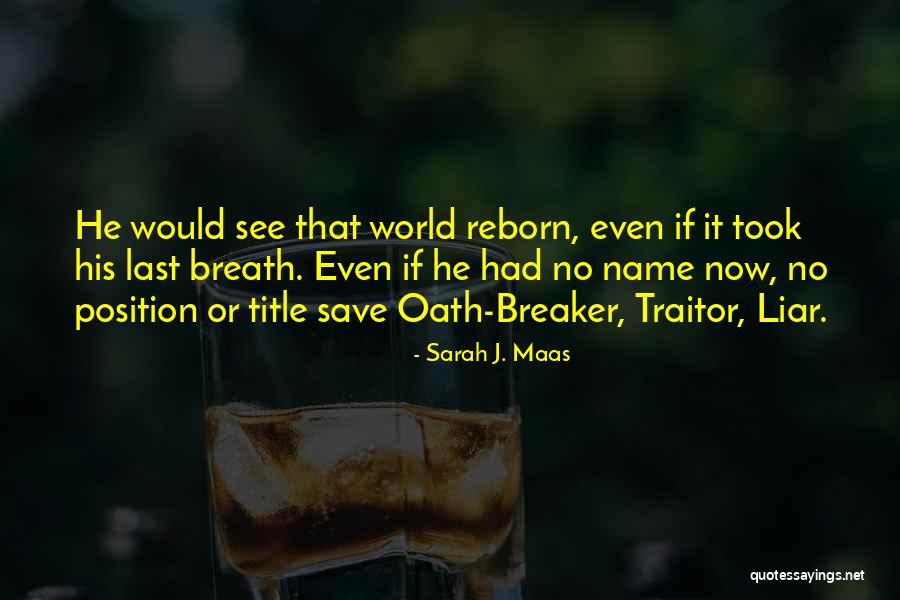 Reborn Quotes By Sarah J. Maas