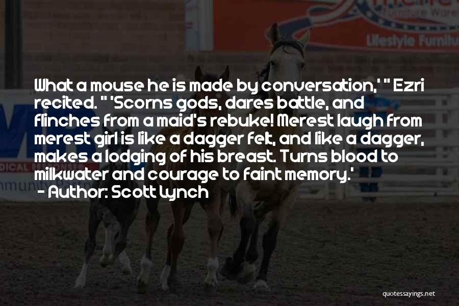 Rebuke Quotes By Scott Lynch