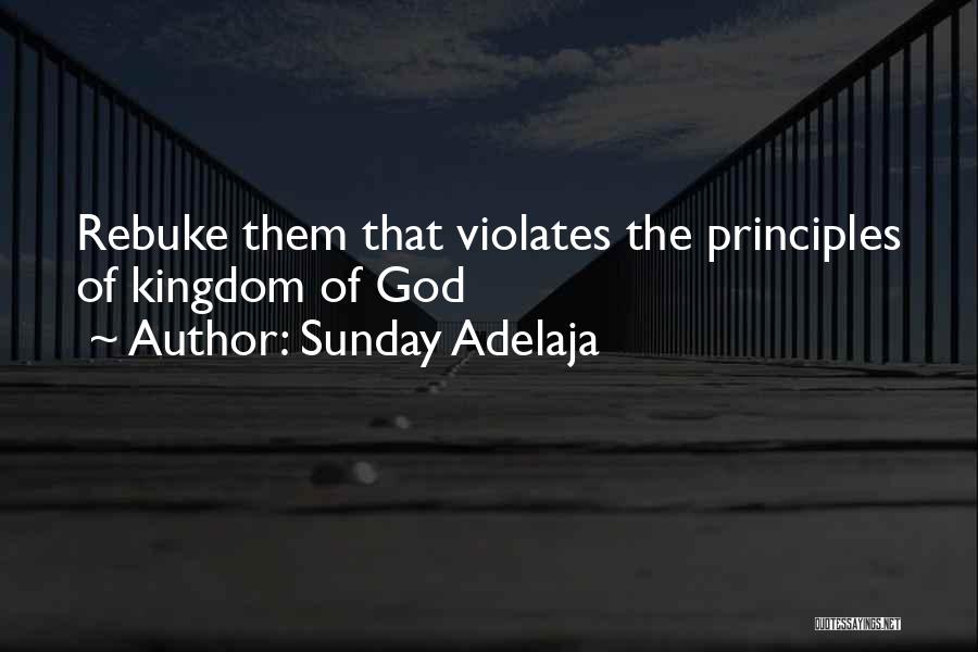 Rebuke Quotes By Sunday Adelaja