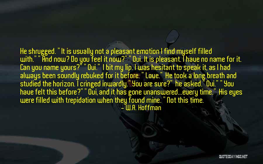 Rebuked Quotes By W.A. Hoffman Rebuked Quotes By W.A. Hoffman