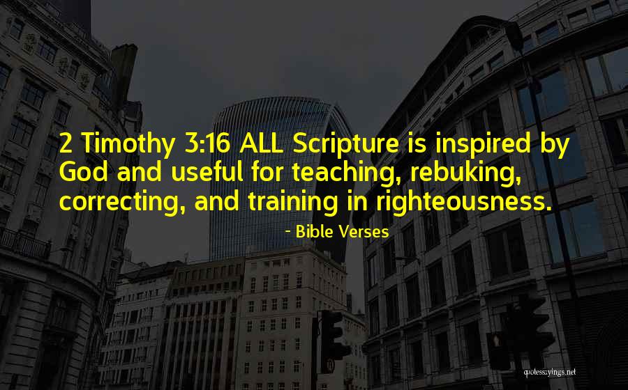 Rebuking Bible Quotes By Bible Verses