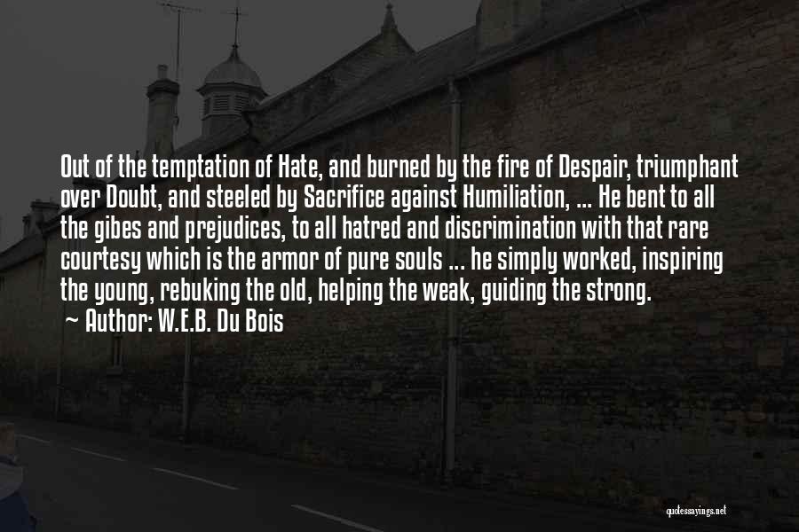 Rebuking Someone Quotes By W.E.B. Du Bois