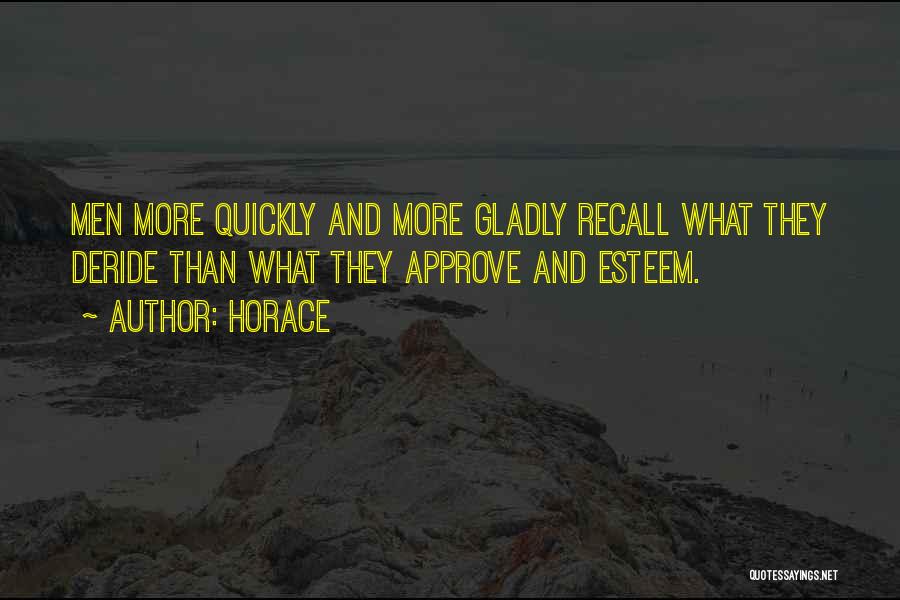 Recall Memories Quotes By Horace