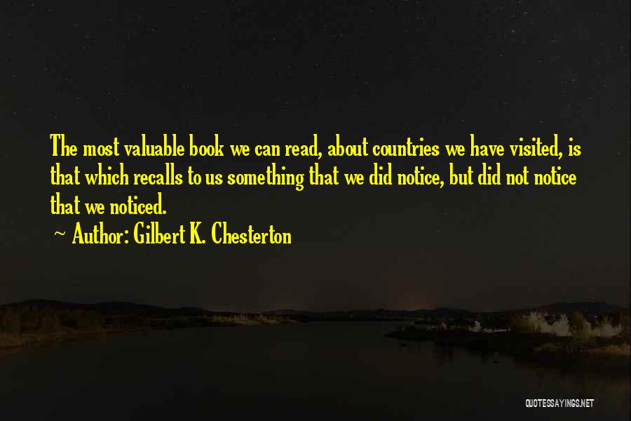 Recalls Quotes By Gilbert K. Chesterton