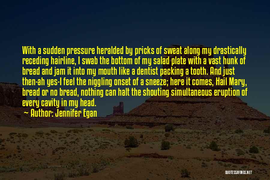 Receding Quotes By Jennifer Egan