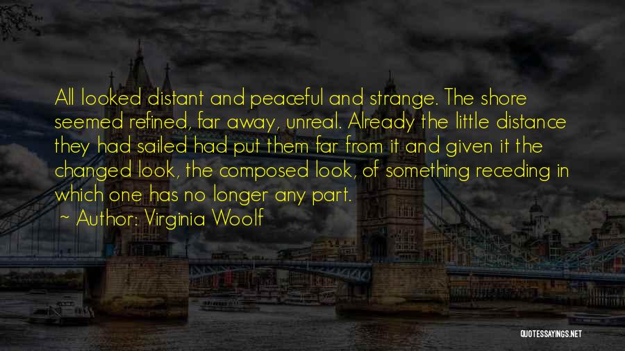 Receding Quotes By Virginia Woolf