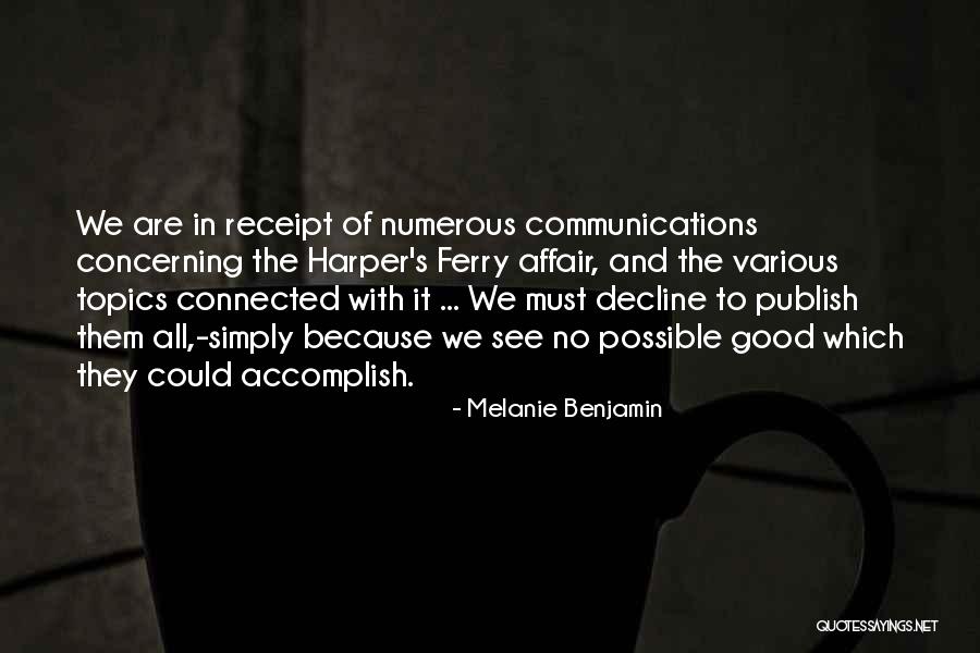 Receipt Quotes By Melanie Benjamin Receipt Quotes By Melanie Benjamin