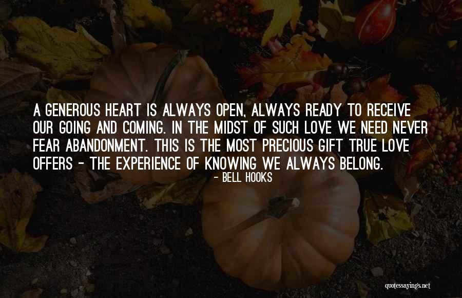 Receive Gift Quotes By Bell Hooks