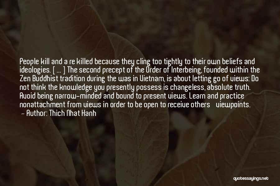 Receive Present Quotes By Thich Nhat Hanh