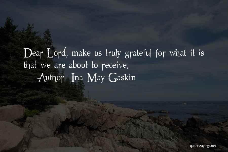 Receive Quotes By Ina May Gaskin