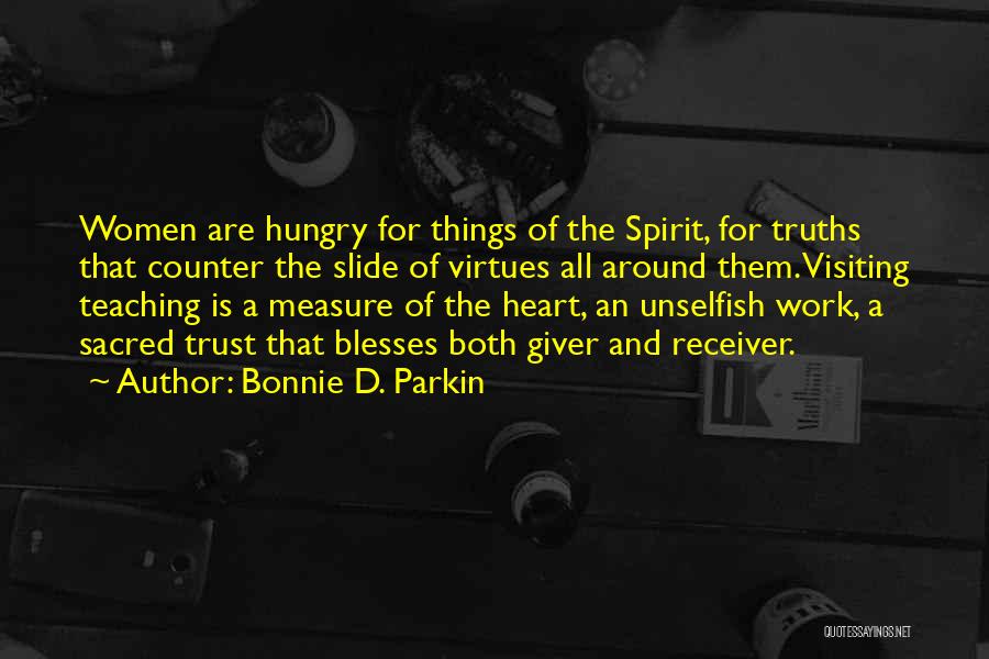 Receiver Quotes By Bonnie D. Parkin