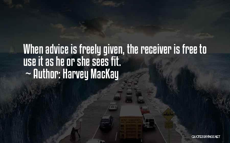 Receiver Quotes By Harvey MacKay