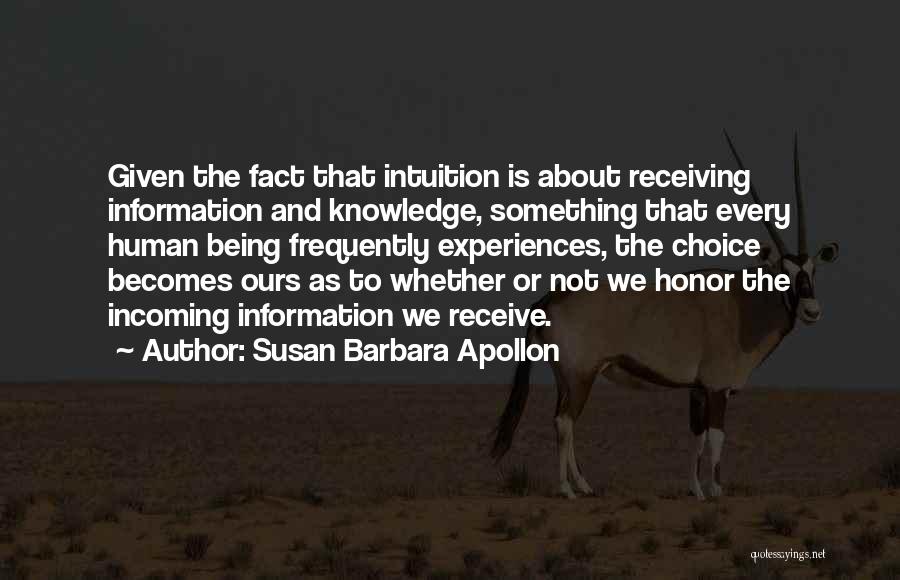 Receiving A Miracle Quotes By Susan Barbara Apollon