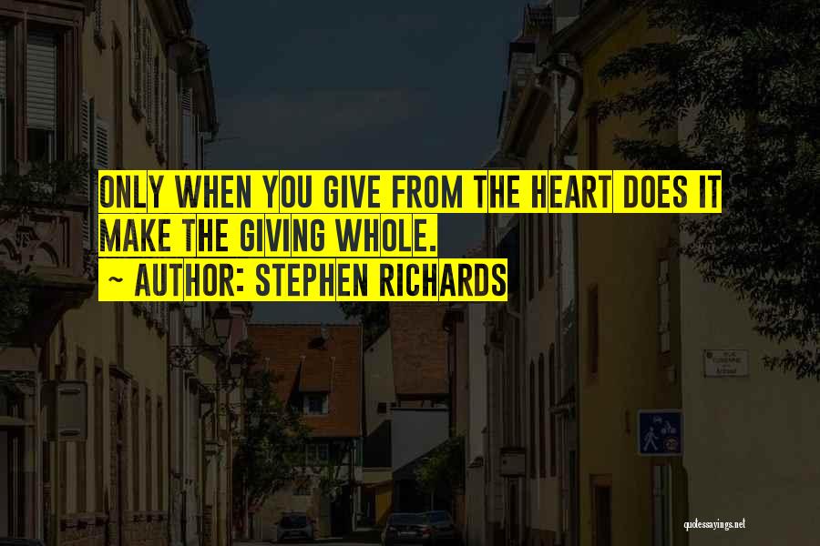 Receiving Help Quotes By Stephen Richards